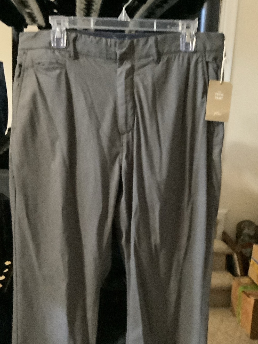J. Crew Men's Gray‎ Sweatpants / Joggers, new. The tech pants, new